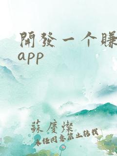 开发一个赚钱的app