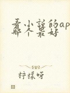 看小说的app哪个最好