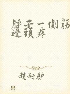 脖子一侧筋疼半边头疼