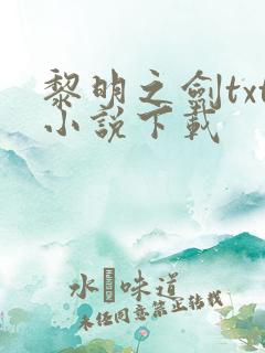 黎明之剑txt小说下载