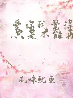 爱你我觉得值得,只是不能再爱了
