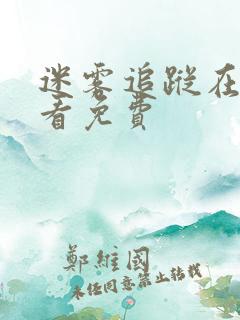 迷雾追踪在线观看免费