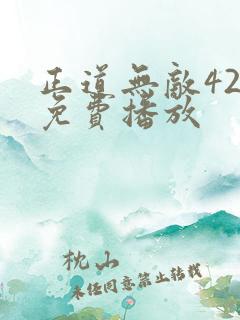 正道无敌42集免费播放