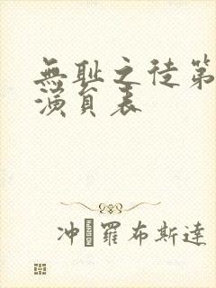 无耻之徒第三季演员表