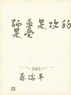 师尊是攻的徒弟是受 师尊是攻的徒弟是受