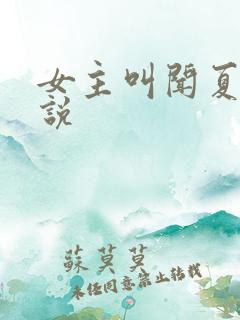 女主叫闻夏的小说