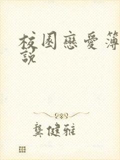 校园恋爱簿 小说 校园恋爱簿 小说