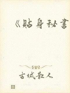 《贴身秘书》
