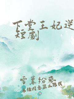 下堂王妃逆袭记 短剧