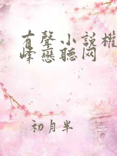 有声小说权力巅峰恋听网