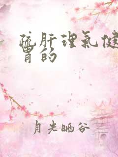 疏肝理气健脾和胃的
