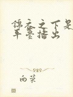 锦衣之下是哪个平台播出