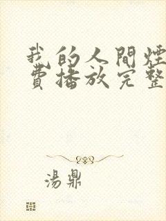 我的人间烟火免费播放完整版