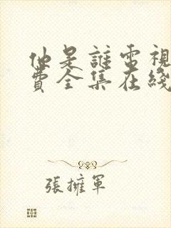 他是谁电视剧免费全集在线观看 他是谁电视剧免费全集在线观看