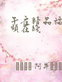 午夜精品福利视频在线