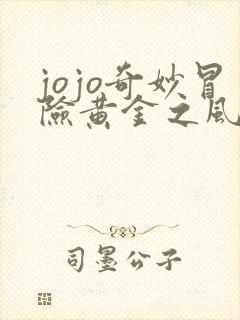 jojo奇妙冒险黄金之风 jojo奇妙冒险黄金之风