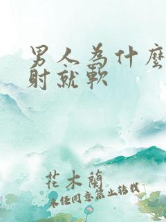 男人为什么还没射就软