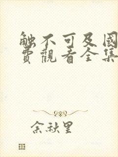 触不可及国语免费观看全集完整版