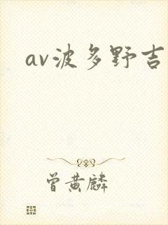 av波多野吉衣