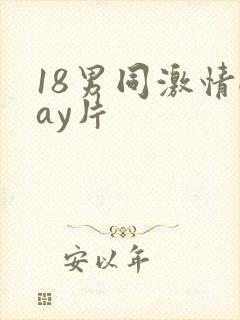 18男同激情gay片