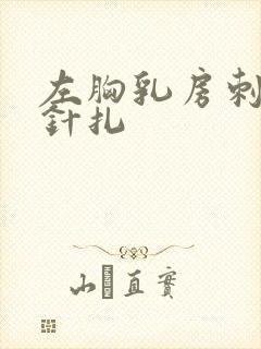 左胸乳房刺痛像针扎
