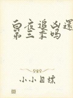 白夜追凶还会有第三季吗