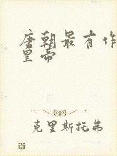 唐朝最有作为的皇帝