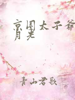 京圈太子爷的白月光