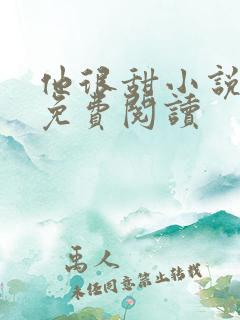 他很甜小说全文免费阅读