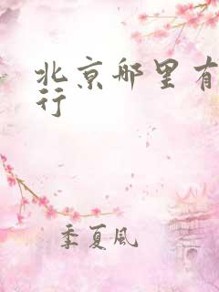 北京哪里有租车行