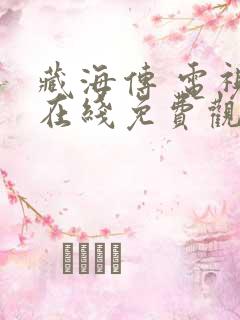 藏海传 电视剧在线免费观看