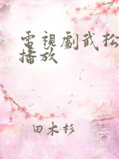 电视剧武松免费播放 电视剧武松免费播放