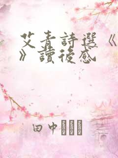艾青诗选《黎明》读后感 艾青诗选《黎明》读后感