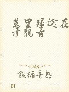 万里归途在线高清观看