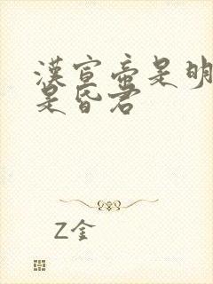 汉宣帝是明君还是昏君