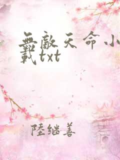 无敌天命小说下载txt