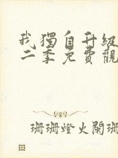 我独自升级 第二季免费观看全集