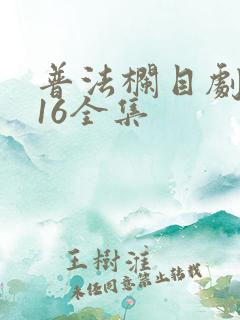 普法栏目剧回家16全集