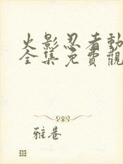 火影忍者动画片全集免费观看版 火影忍者动画片全集免费观看版