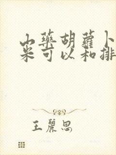山药胡萝卜藕玉米可以和排骨一起炖吗