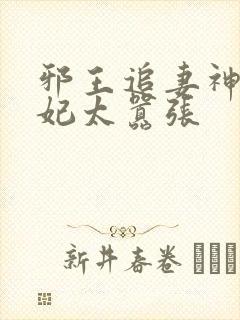 邪王追妻神医狂妃太嚣张