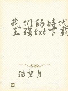 我们的时代小说王强txt下载