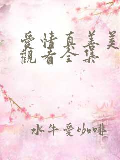 爱情真善美免费观看全集