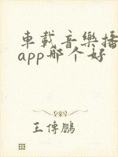 车载音乐播放器app哪个好