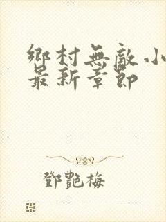 乡村无敌小医仙最新章节