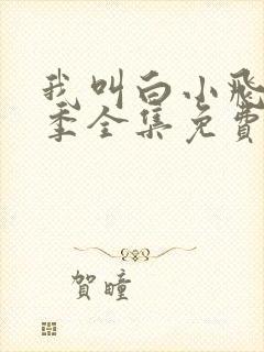 我叫白小飞第二季全集免费
