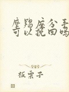 摩羯座分手后还可以挽回吗 摩羯座分手后还可以挽回吗