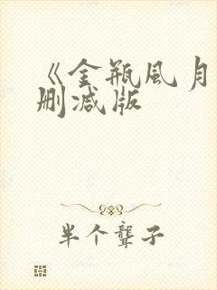 《金瓶风月》无删减版