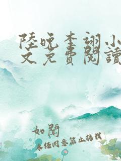 陆晚李翊小说全文免费阅读无弹窗