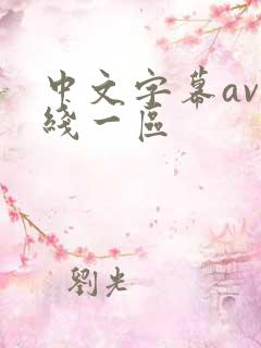 中文字幕av在线一区